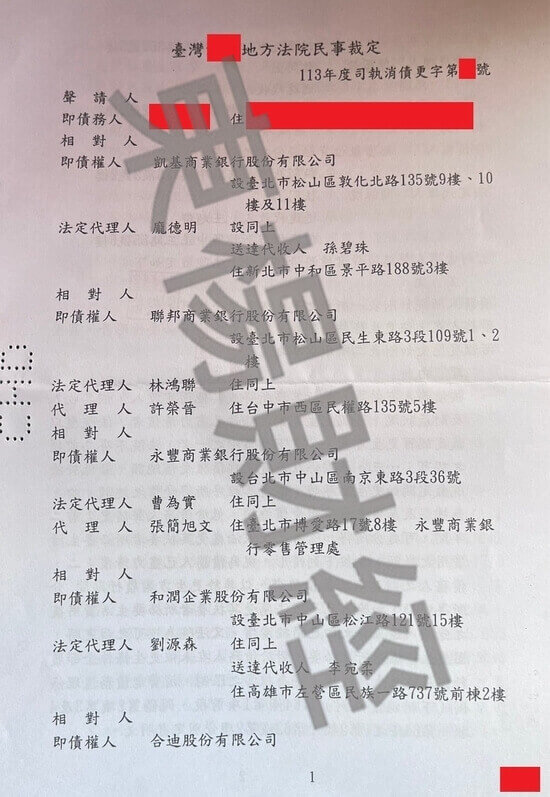 債務更
生 債務更生