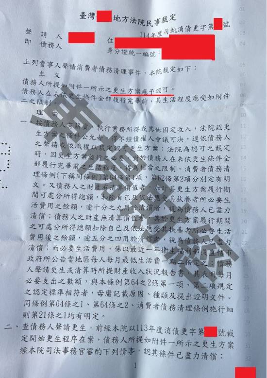 債務更生