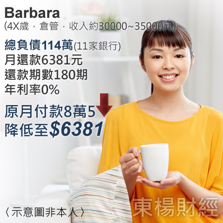 債務成功案例-Barbara