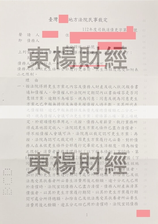 債務更生 債務更生