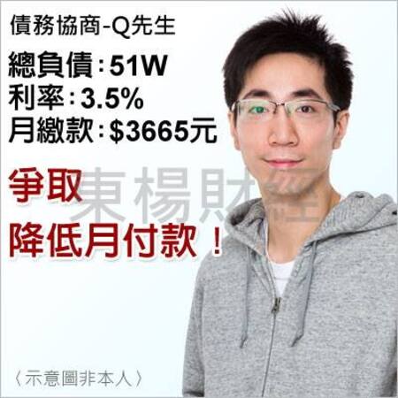 債務個案成功案例-Q先生