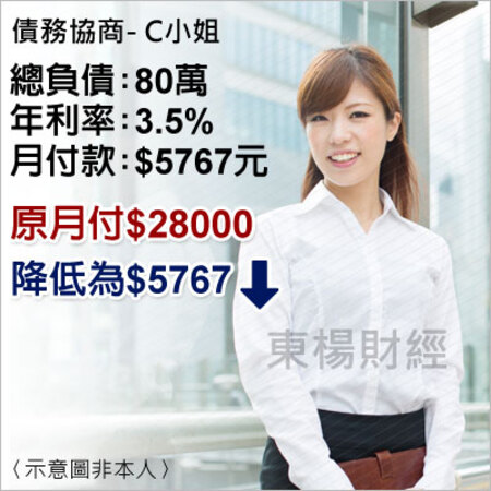 債務個案成功案例-C小姐