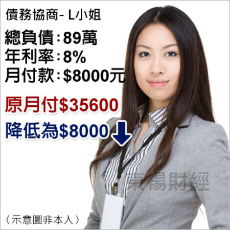 債務成功個案-L小姐