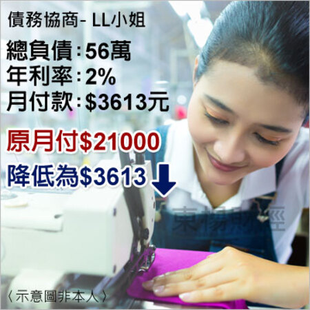 債務成功個案-LL小姐