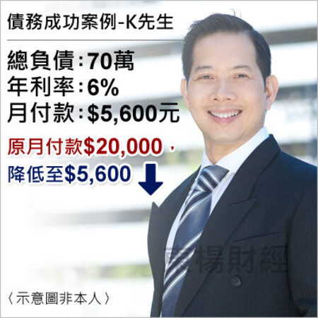 債務成功個案-K先生