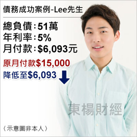 債務成功個案-Lee先生