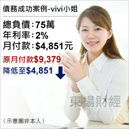 債務成功個案-VIVI小姐