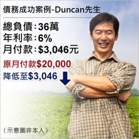 債務成功案例-Duncan