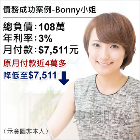 債務成功案例-Bonny