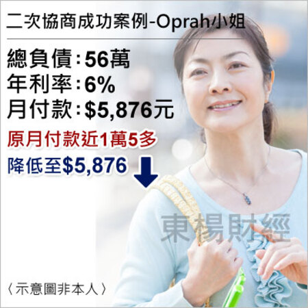 債務成功案例-Oprah