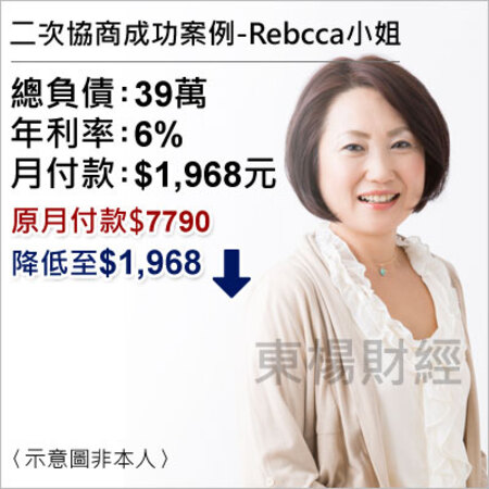 二次協商成功案例-Rebcca