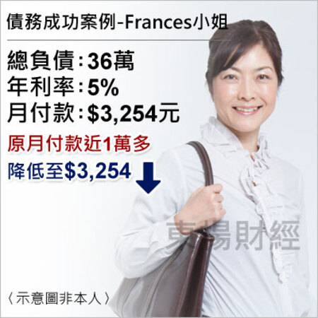 債務成功案例-Frances
