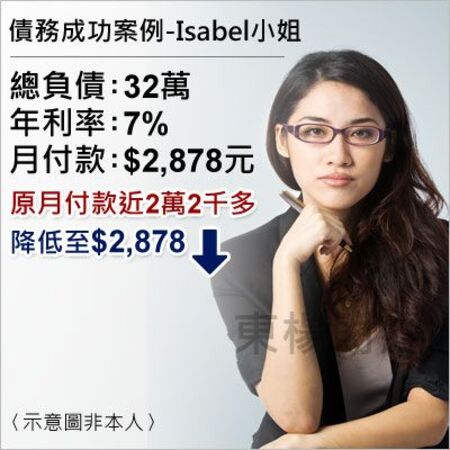 債務成功案例-Isabel