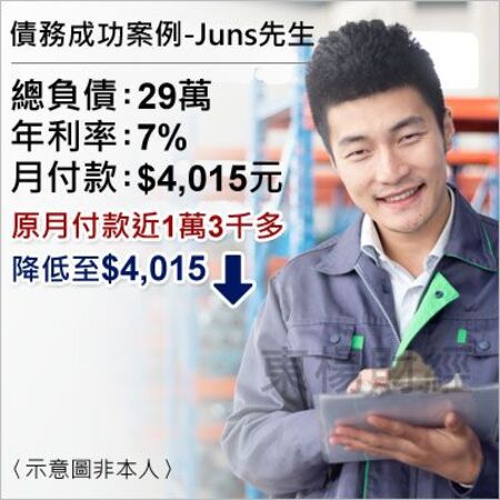 債務成功案例-Juns
