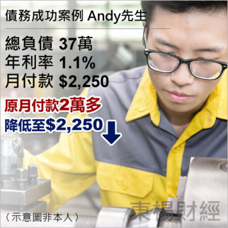 債務成功案例-Andy