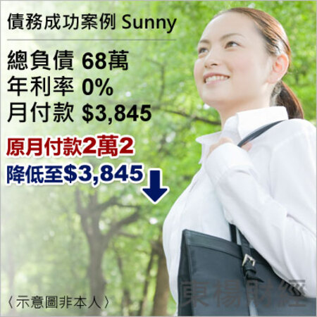 債務成功案例-Sunny