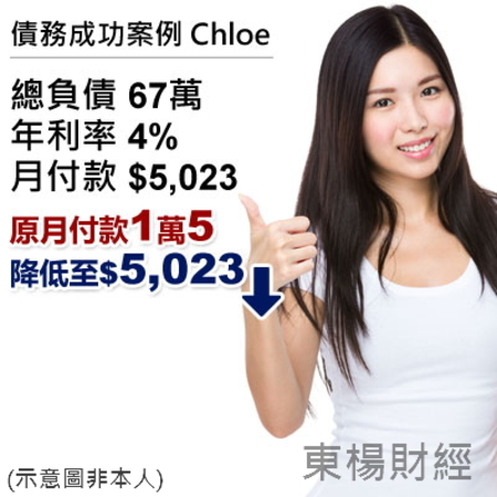 債務成功案例-Chloe