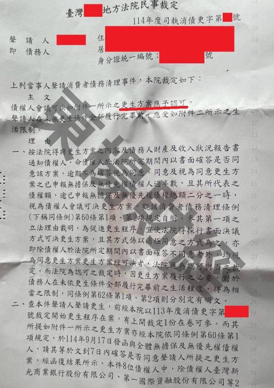 債務更生