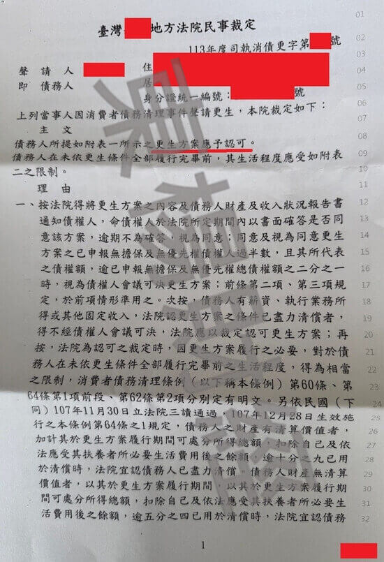 債務更生 債務更生