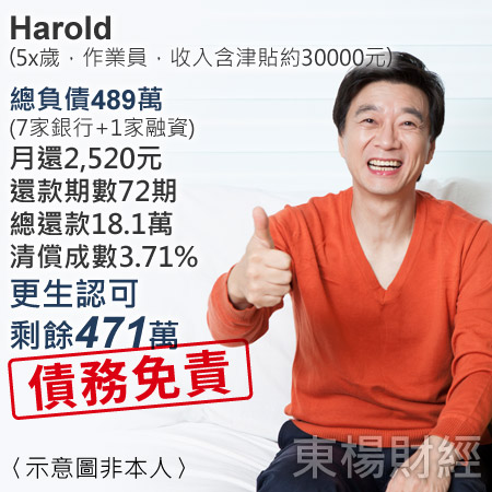 更生成功案例-Harold