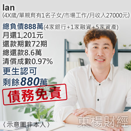 更生成功案例-Ian