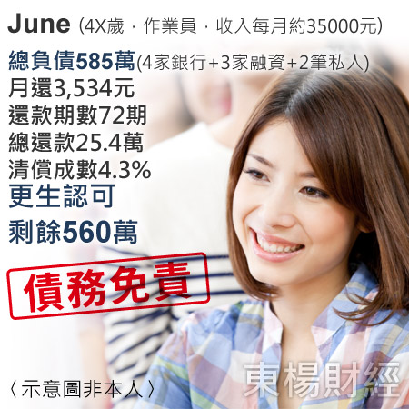 更生成功案例-June