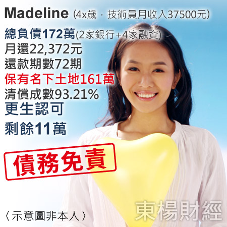 更生成功案例-Madeline