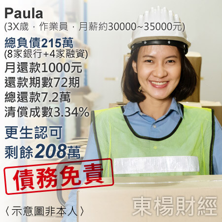 更生成功案例-Paula