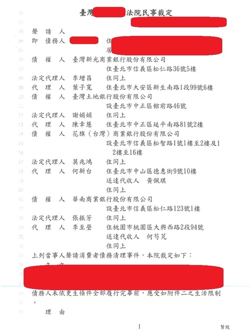 更生成功案例-Kirok 卡債整合