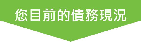 您目前的債務現況 您目前的債務現況